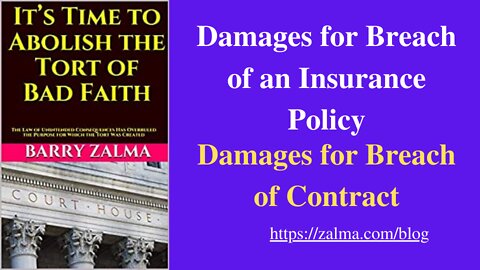 Damages for Breach of an Insurance Policy