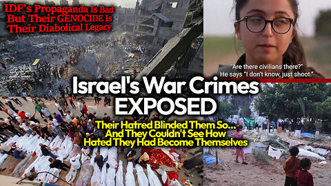 The Ravings Of Genocidal Madmen: Unraveling IDF Propaganda & War Crimes; More Church Shootings & ++