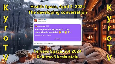 Health Space on X - April 2, 2024 (English subtitles available)