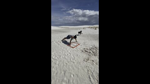 Banded Bear Crawl & Push-up