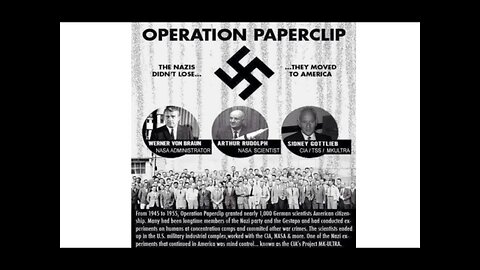 OPERATION PAPERCLIP☣️⚠️NAZI WAR CRIMINAL SCIENTIST 🚩💤TOOK OVER UNITED STATES OF AMERICA 🎭🎪🤹🏻‍♂️🐚💫