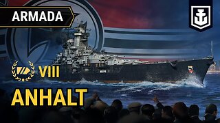 World of Warships Blitz KMS Anhalt Gameplay Episode 1.
