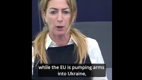 MEP Clare Daly: They lectured China about peace while the EU pumps weapons into Ukraine