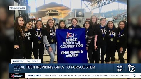 San Diego teen inspiring girls to pursue STEM