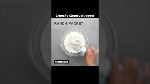 Crunchy Cheesy Nuggets from Craftaholic on Facebook #easyrecipe #easysnacks #easydinner #easylunch