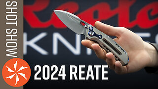 New Reate Knives at SHOT Show 2024 - KnifeCenter.com