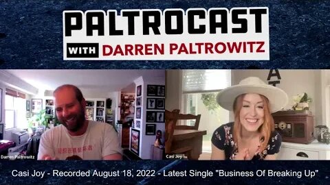Casi Joy interview with Darren Paltrowitz