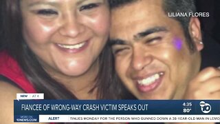 El Cajon woman mourns fiance killed in wrong-way, suspected DUI crash