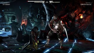 Mortal Kombat X: D'Vorah (Venomous) vs Erron Black (Outlaw) - 1440p No Commentary