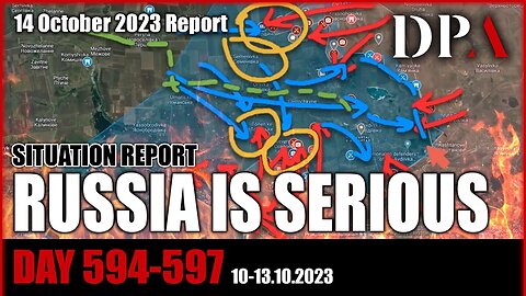 AVDIIVKA IS IN DANGER - Ukraine SITREP D594-597 - Declassified