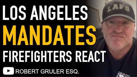 Los Angeles Mayor Eric Garcetti Mandates Vaccines, Firefighter Cristian Granucci Responds