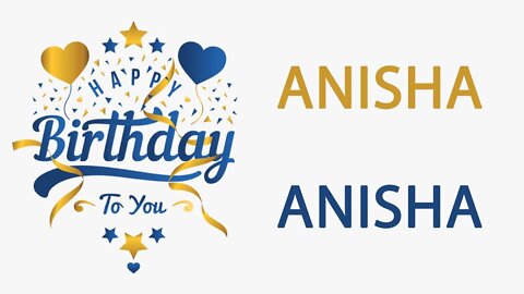Happy Birthday to Anisha - Hindi Birthday Wish From Birthday Bash