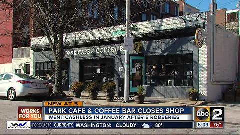 Park Cafe & Coffee Bar closes