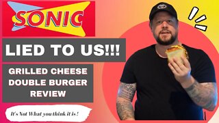 sonic's new Burger 2022 ( grilled cheese double burger )