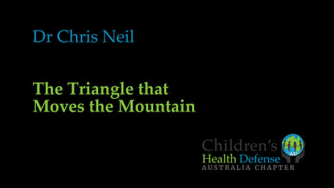 Dr Chris Neil: The Triangle that Moves the Mountain