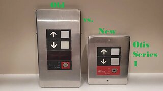 Otis Series 1 Elevator Button Comparison: Old vs New