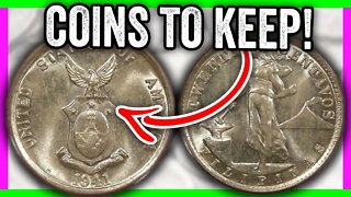 10 CENTAVOS PHILIPPINES COINS WORTH MONEY - FOREIGN AND WORLD COINS!!