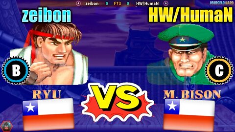 Street Fighter II': Champion Edition (zeibon Vs. HW/HumaN) [Chile Vs. Chile]