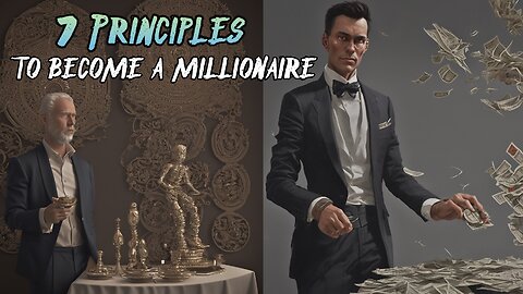 HOW TO GET 7 principles to be a MILLIONAIRE
