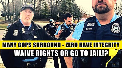 Blue: CONSTITUTIONAL RIGHTS ARE A CRIME IN VIRGINIA | Prince William County NO INTEGRITY COPS