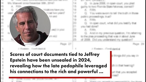 New revelation about Epstein