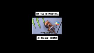 How to do the d’arce choke like Khamzat Chimaev