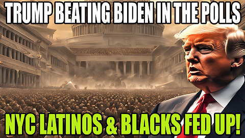 NYC Latinos & Blacks are FED UP I Trump LEADING Biden In Polls!