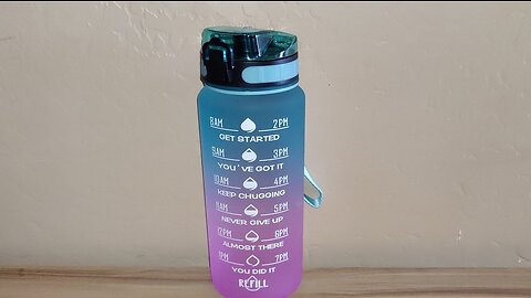 Motivational 32oz Leak Proof Water Bottle