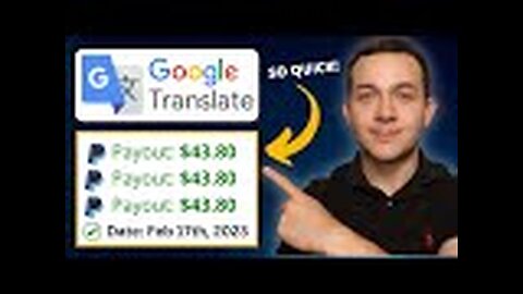 Get Paid +$43.80 EVERY 30 Minutes FROM Google Translate! (Make Money Online 2023)