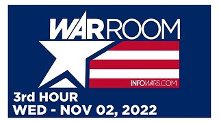 WAR ROOM [3 of 3] Wednesday 11/2/22 • News, Reports & Analysis • Infowars