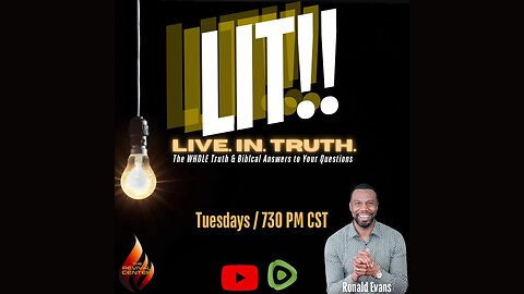 L.I.T! (Live In Truth!) "Sick Saints. Healed Saints."