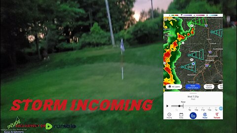 Severe Thunderstorms at Backyard Golf Course