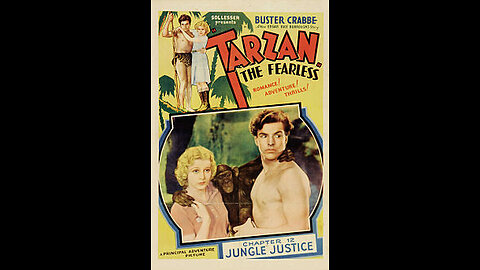 Tarzan the Fearless (1933) Colorized Buster Crabbe, Action, Adventure Film