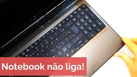 NOTEBOOK APITANDO HD NÃO INICIA