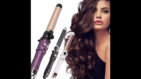 LCD Temperature Controlled Automatic Hair Curler-Create Curls Effortlessly
