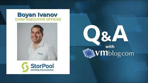 VMblog Expert Q&A with Boyan Ivanov of StorPool. Block Storage and Erasure Coding.