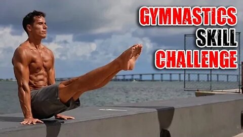 Gymnastics Skill Challenge (Try this beginner static combo!)