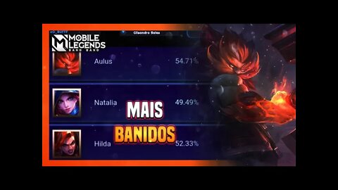 OS HERÓIS MAIS BANIDOS DO MUNDO TODO SEGUNDO A MOONTON | ABRIL 2022 | MLBB