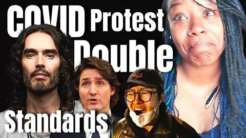 Russell Brand - China Lockdown Protest Double Standards - { Reaction } Russell Brand Reaction