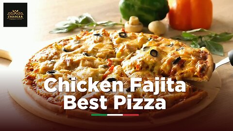 Chicken Fajita Thin Crust Pizza Recipe by Chaskaa Foods