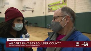 Louisville man evacuates from Boulder County wildfires