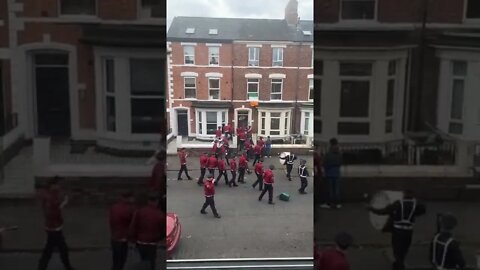 Bin Chucked At Orange Order Parade (12th July)