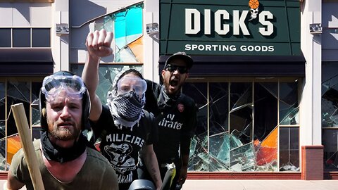 $100,000 Damage to Dick’s Sporting Goods Store in Smash-and-Grab