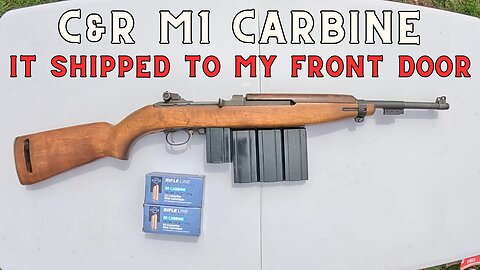I ordered an M1 carbine, it shipped straight to my front door. Lets Try It Out