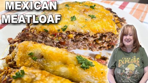 MEXICAN MEATLOAF, Meatloaf Recipe They Will Eat, GROUND BEEF RECIPE, EASY DINNER IDEAS