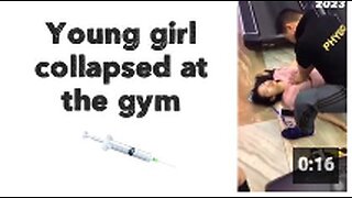 Young girl collapsed at the gym. This should not be happening. 💉😡