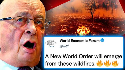 WEF Caught Paying Arsonists To 'Burn Down the World' as Part of Sick Depopulation Plan?