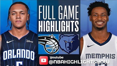Memphis Grizzlies vs Orlando Magic Full Game Highlights | Jan 26 | 2024 NBA Season
