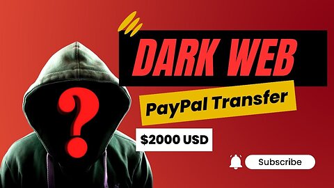 Dark web PayPal Transfer $2000 usd ! Only 10 minutes $169 BTC!! | Buy PayPal Money 2023 !!