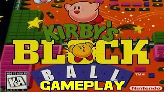 Kirby's Block Ball - Game Boy Gameplay 😎Benjamillion